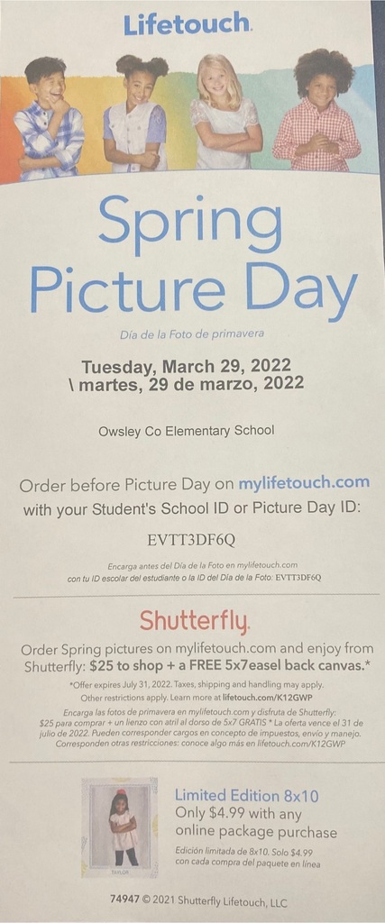 Spring Picture Day at OCES
