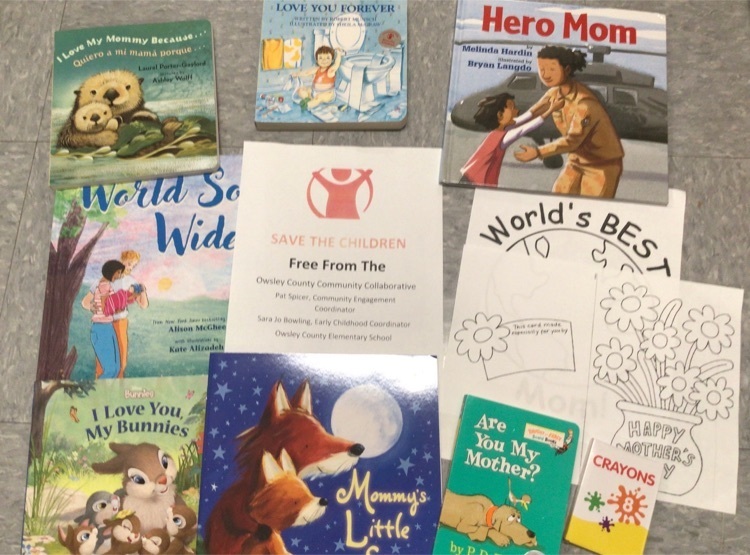 Happy Mother's Day! Pick up new books and Family Literacy Bags at Shopwise and any Save The Children Free Bookcase. 