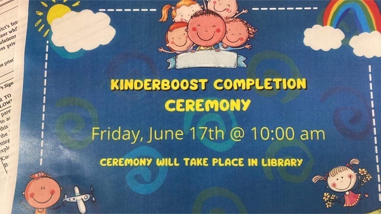 kinderboost graduation 
