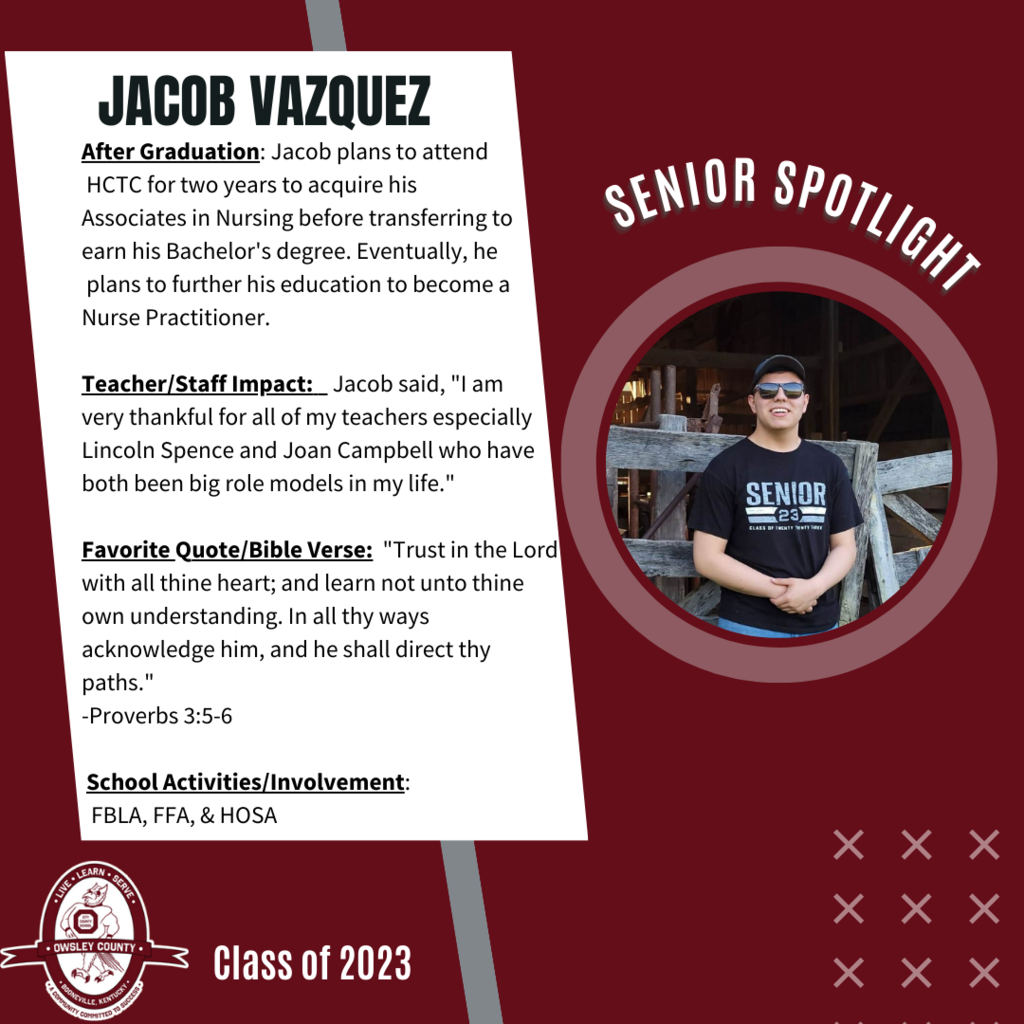 Senior Spotlight-Jacob Vazquez