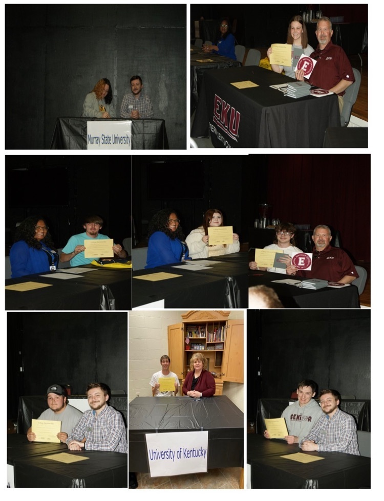 Congratulations to the Owsley County High School 2023 seniors on making their commitment on Senior Signing Day.  Good luck and best wishes to all as they will graduate on Saturday! Photo credits to Erinn Caudill